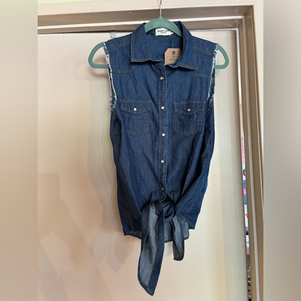 Sweet Look Women's Denim Blouse